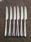 6 X Alessi Nuovo Milano Dessert Knives Stainless Steel Great Condition 19cm