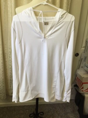 Columbia Omni-Shade Blanco Para Mujer Manga L Natación Encubrimiento XL USADO EN EXCELENTE ESTADO Foto 1 de 4