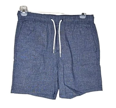 Pantalones Cortos de Algodón H&M Nuevo con Etiquetas Calce Regular Para Hombre Talla Pequeña Azul Oscuro NUEVO t13 Foto 1 de 4