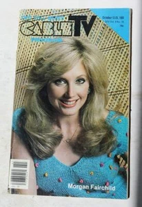 Morgan Fairchild Cable TV Program TV Guide October 12-25 1980 Ohio Advertising - - Imagen 1 de 1