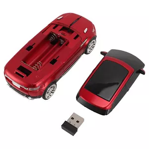 Car Shape Wireless Gaming Mice 2.4GHz 1600 DPI Cool 3D Car Shape Computer Mo TPG - Picture 1 of 35