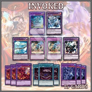 INVOKED DECK 15 Augoeides Caliga Cocytus Elysium Purgatrio Magellanica YuGiOh - Picture 1 of 2