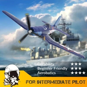 2.4G RC F4U 4CH EPP Airplane Ready to Fly 400mm Wingspan Foam Plane with Xpilot - Picture 1 of 11