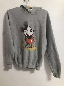 Disney Girl’s Sweatshirt Hoodie Micky Mouse Gray Long Sleeve Size XL - Picture 1 of 7