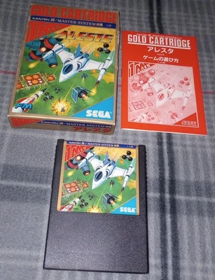 ALESTE G-1352 Sega Mark III m3 SM3. CIB. Free Ship Very Good. FM Master System - Image 1 of 4