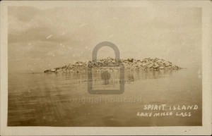 RPPC Minnesota Spirit Island Mille Lacs Lake Real Photo Postcard MN - Picture 1 of 5