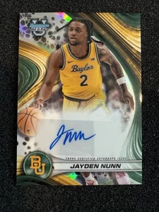 Jayden Nunn 2024-25 Bowman's Best University Best of 2024 Autografi Rifrattore - Foto 1 di 2