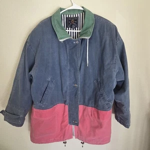 The Limited Adult Large Vintage 90s Denim Cotton Classic Colors Jacket Pockets - Picture 1 of 11