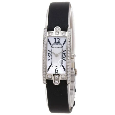 Mini relojes Harry Winston Avenue C AVCQHM16WW024 K18 oro blanco/cuero x S... Foto 1 de 4