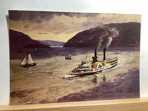 Painting of Mary Powell, Storm King Mountain: Hudson River, NY -Vintage Postcard - Picture 1 of 3