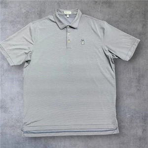 Peter Millar Sommer Komfort Performance Polo Navy Weiß Nadelstreifen Herren Gr. XL - Bild 1 von 9