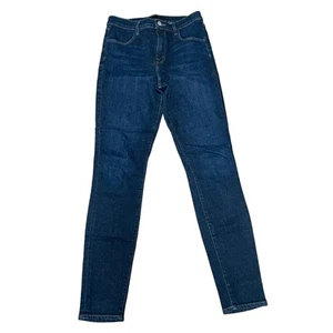 J Brand Women Maria Dark Wash Skinny Blue Jeans Size 29 High Waist Classic Denim - Picture 1 of 10