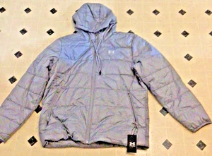 NEU Under Armour Herren XXL UA Thermojacke mit Kapuze 1369377-066 GREY REFLECT - Bild 1 von 6