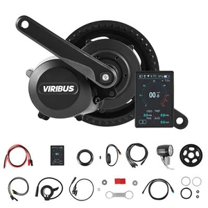 48V 750W Mittelmotor Elektrofahrrad Mid Drive Motor APP&LCD eBike Kit Umbausatz - Bild 1 von 9