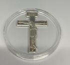 1 oz Silver Crucifix 2000 Francs Cameroon Cross shaped coin box