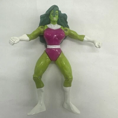 Figura de acción 1996 Marvel The Incredible She-Hulk ToyBiz 6" cómic vintage Foto 1 de 4