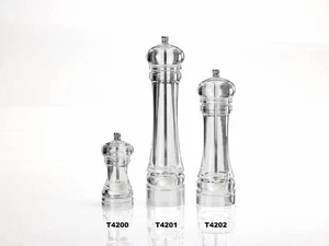 Macina Sale e Pepe in Plexiglass Trasparente 10 cm Leone - Macinino Trita Spezie - Bild 1 von 3
