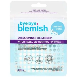 Bye Bye Blemish Water Activated Dissolving Cleanser 50 Sheets - Picture 1 of 6
