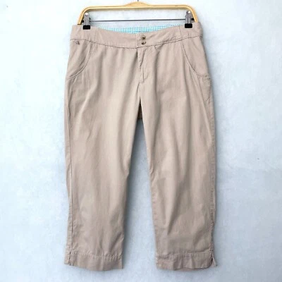 Pantalones capri Columbia para mujer color tostado omni sombra campamento senderismo ligeros talla 8 Foto 1 de 4