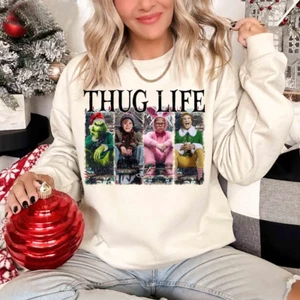 Thug Life Christmas Movie Shirt, Long Sleeve, Sweatshirt, Hoodie - Picture 1 of 4