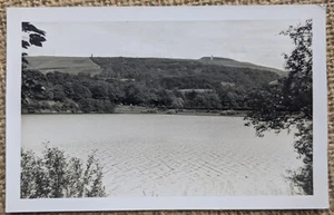 Chorley Rivington Pike & Lake, Lancashire, Real Photo RP Postcard 1960 - Picture 1 of 2