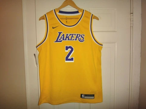 Youth L (14/16) Nike Lonzo Ball Los Angeles Lakers Icon Edition Swingman Jersey Cover