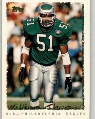 1995 Topps William Thomas #44 Philadelphia Eagles - Image 1 of 2