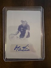 2015 Leaf Ultimate Tennis Martina Navratilova Magenta Printing Plate Auto #1/1