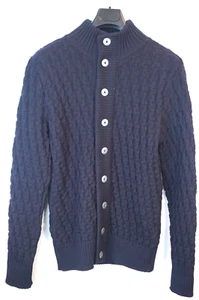 395 $ | S.N.S. SNS HERNING STARK CARDIGAN PULLOVER PULLI L LARGE NAVY - Bild 1 von 15