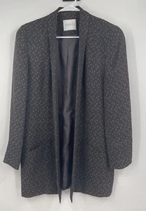 DONCASTER Open Front Long Blazer Jacket Sz 10 - Picture 1 of 5