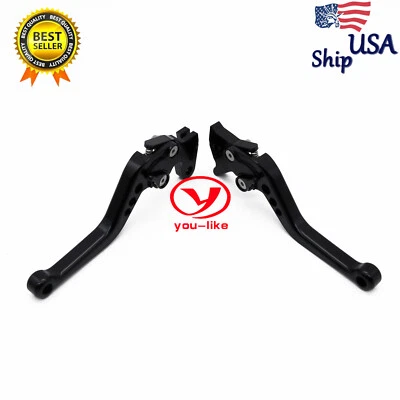 CNC Adjustable Short Brake Clutch Levers Hand For Yamaha MT-03 YZF-R3 2017-2024 - Изображение 1 из 4
