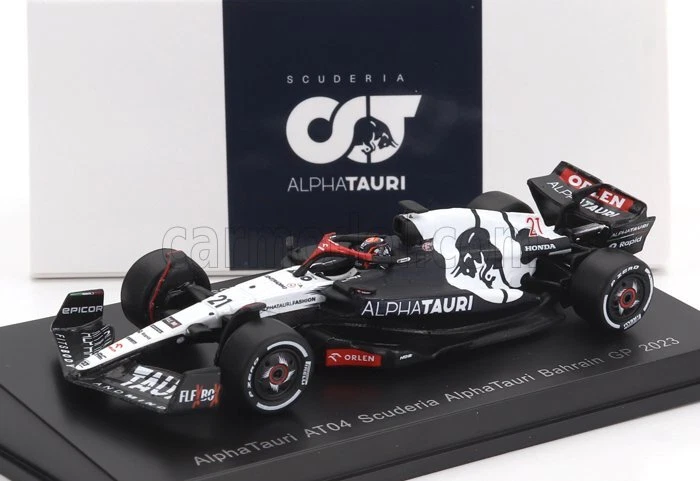 MODELLINO AUTO STATICO DIECAST ALPHA TAURI F1 AT04 #21 DE VRIES 2023 SCALA 1/64 - Immagine 1 di 4