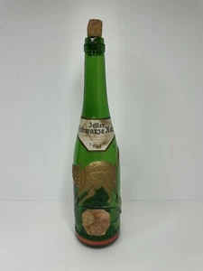 Zeller Schwarze Katz German Wine Gold Embossed Cat Logo Green Bottle W/ Labels - Bild 1 von 4