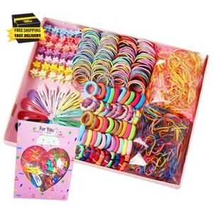 Haarschmuck für Mädchen, Mädchen Accessoires, Krawatten Damen Gummibänder Pferdeschwanz - Bild 1 von 9