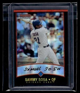 2001 Bowman Chrome Xfractor #41 Sammy Sosa Cubs - Picture 1 of 2
