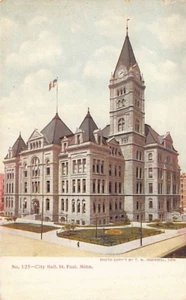 Postcard MN: City Hall, St. Paul, Minnesota, Antique DB 1910's - Picture 1 of 2