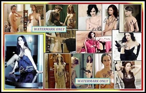 Collage de lona de algodón autografiado verde Eva (L/E/impresión nº15) - Imagen 1 de 1