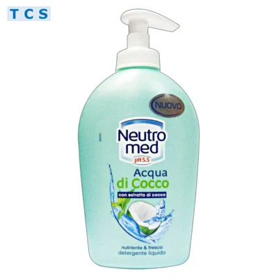 NEUTROMED Sapone liquido Acqua di Cocco, Flüssigseife Kokoswasser, 300 ml