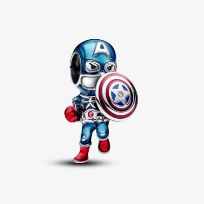 Pandora Marvel The Avengers Captain America Charm 793129C01 - Bild 1 von 3