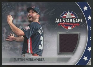 2018 Topps Update All-Star Stitches Justin Verlander Houston Astros #AST-JN - Picture 1 of 2