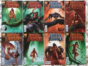 2012 Lord of the Jungle. Tarzan NM Series Lot #1-8 Dynamite Comic Book Set of 8 - Picture 1 of 12