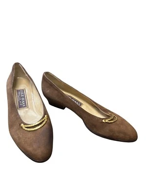 Cole Haan Mujer Marrón Gamuza Gatito Tacones Talla 5B SKU 6857 Foto 1 de 4