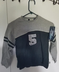 NWT POINT ZERO Gray/Green Sweatshirt Pullover Youth Boy's Size L/7 - Picture 1 of 6