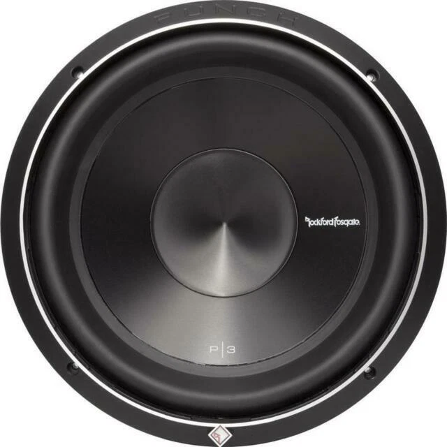 Rockford Fosgate Punch P3D212 One Way 12 inch Car Subwoofer - Black