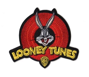 Looney Tunes WB Patch | Bugs Bunny Hare American Warner Bros. Brothers Logo - Picture 1 of 2