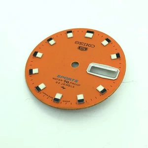 [w2186] Esfera SEIKO 5 SPORTS 5126-6010 Naranja EX/VG - Imagen 1 de 8