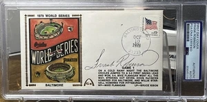PSA SLABBED Frank Robinson GATEWAY FDC 1979 World Series Baltimore MD HOF - Picture 1 of 6