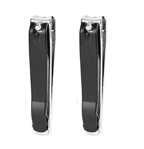 Large Nail Clippers Set,2 Pcs Premium Stainless Steel Fingernail & Toenail Cl... - Picture 1 of 7