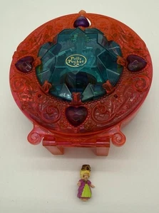 Vintage Polly Pocket Bluebird 1996 Sparkle Starshine Palace Compact w/ Figure - Picture 1 of 6