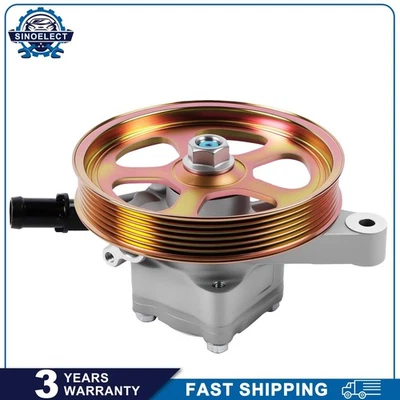 New Power Steering Pump w/ Pulley for Honda Ridgeline 3.5L 2006 2007 2008-2011 - Image 1 of 4